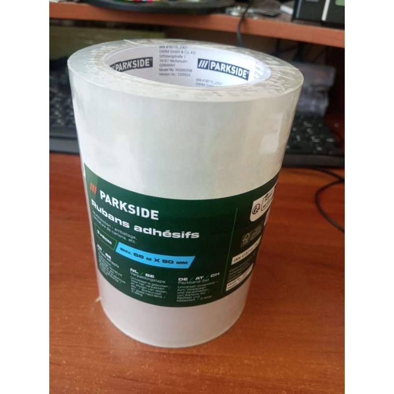 СКОТЧ У ПАКОВКУ 2 шт. по 66 х 50 мм PARKSIDE з Німеччини СКОТЧ У ПАКОВКУ 2 шт. по 66 х 50 мм PARKSIDE з Німеччини