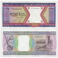 Мавританія / Мавритания 100 угія 2002р UNC Р-4