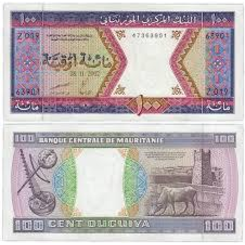 Мавританія / Мавритания 100 угія 2002р UNC Р-4