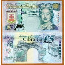 Гібралтар / Гибралтар / Gibraltar 5 pounds 2000 Pick 29 UNC