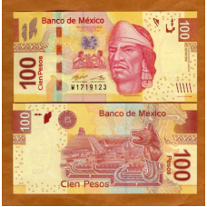 Мексика/Mexico 100 Pesos 2017 Pick 124be UNC