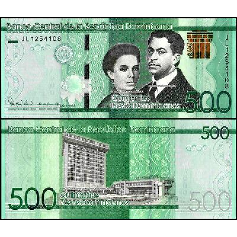 Домінікана / Доминикана / Dominicana Republic 500 Pesos Dominicanos 2022 Pick 192 UNC Домінікана / Доминикана / Dominicana Republic 500 Pesos Dominicanos 2022 Pick 192 UNC