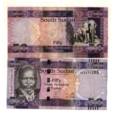 Судан Південний / Судан Южный / South Sudan 50 pounds 2019 Pick 14 UNC