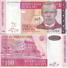 МАЛАВІ (MALAWI), 2011 - 100 kwacha (Pick 54c), UNC