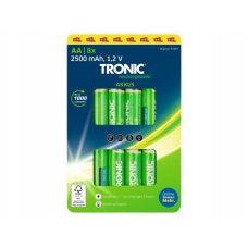Аккумуляторные батареи Mignon-NiMH AA HR6 2500mAh 1.2v 8 шт зеленый TRONIC