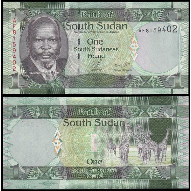 Південний Судан / South Sudan 1 pound (2011) UNC Південний Судан / South Sudan 1 pound (2011) UNC