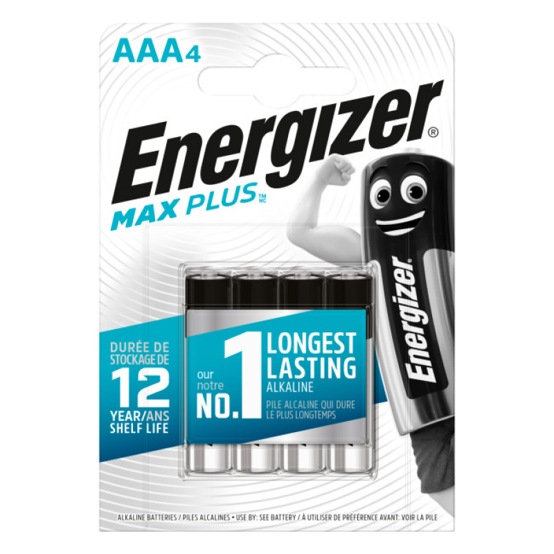 Батарейки Energizer AAA Max plus 4 шт. Батарейки Energizer AAA Max plus 4 шт.