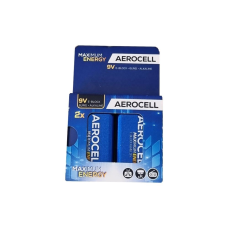 Батарейка крона aerocell 6lr61 9V 2 шт. Германия