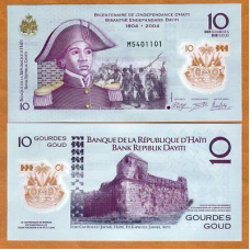 Гаїті / Гаити / Haiti 10 Gourde 2013 Pick 279 UNC (полімер)