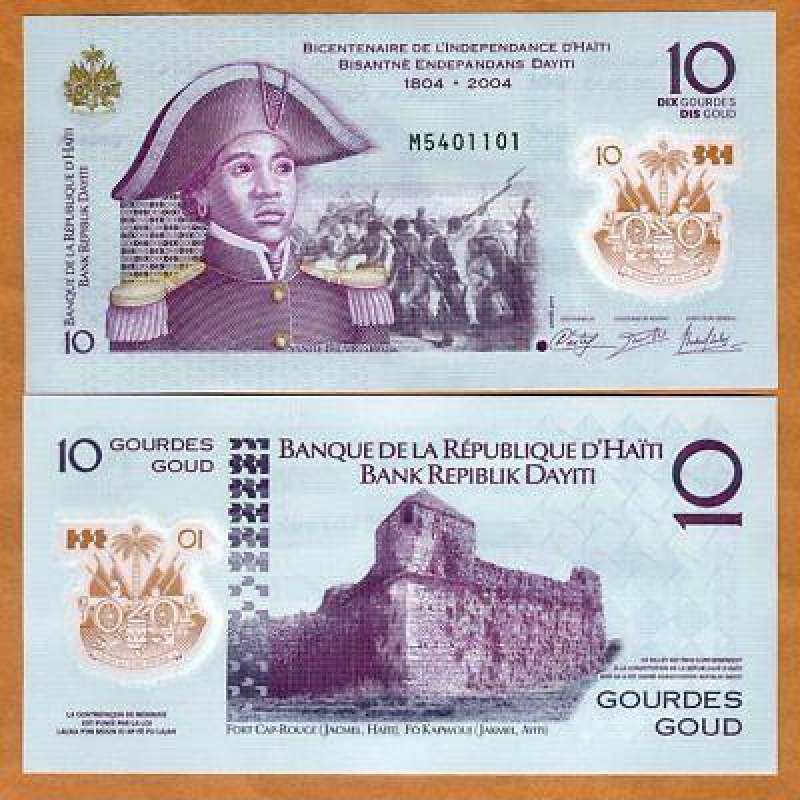 Гаїті / Гаити / Haiti 10 Gourde 2013 Pick 279 UNC (полімер) Гаїті / Гаити / Haiti 10 Gourde 2013 Pick 279 UNC (полімер)