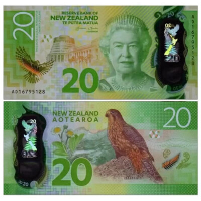 Нова Зеландія/Нова\velas/ New Zealand 20 Dollars 2016 Pick 193a UNC Нова Зеландія/Нова\velas/ New Zealand 20 Dollars 2016 Pick 193a UNC