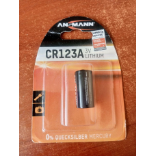 Батарейка Ansmann CR123A (3V) 1 шт Німеччина