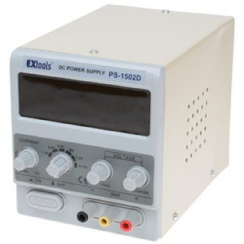 Лабораторний блок живлення PS-1502D, 15B, 2A, EXtools Лабораторний блок живлення PS-1502D, 15B, 2A, EXtools