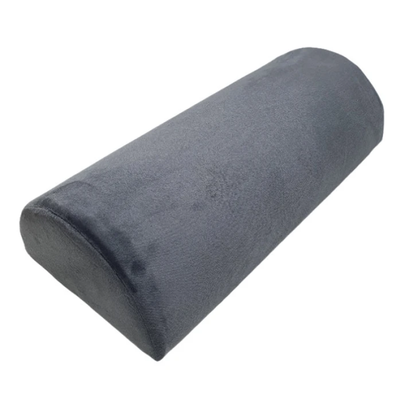 Подушка полувалік Memory Foam Livarno Home 42 х 18 х 10 см сіра анатомічна (N1-00691)