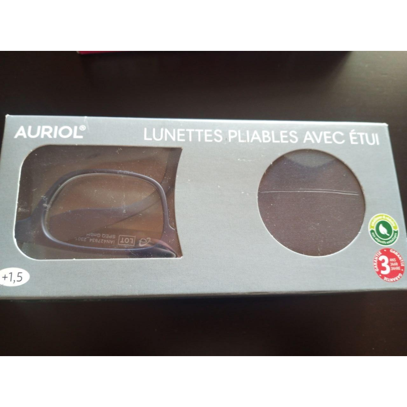 Окуляри AURIOL для читання +1,5 з футляром Окуляри AURIOL для читання +1,5 з футляром