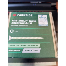Набор саморезов универсальных 5,0*60мм(т25) Parkside 150штук