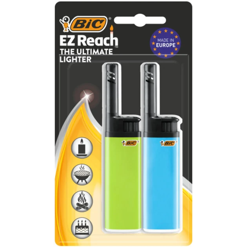 Запальничка BIC J38 EZ Reach Wand 2 шт. Запальничка BIC J38 EZ Reach Wand 2 шт.
