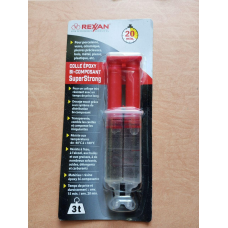 Двокомпонентний епоксидний клей REXXAN Super Strong червоний Німетчина