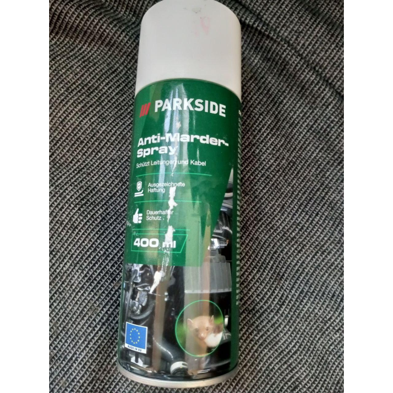 Захисний спрей від гризунів 400 мл. Parkside anti-marder spray PARKSIDE® 400 мл Захисний спрей від гризунів 400 мл. Parkside anti-marder spray PARKSIDE® 400 мл