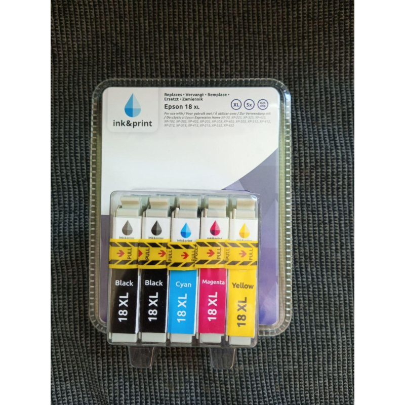 Картриджи 5 шт. EPSON 18XL
