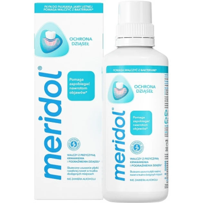 Ополіскувач для порожнини рота Meridol Gum Protection від кровоточивості ясен 400 мл Ополіскувач для порожнини рота Meridol Gum Protection від кровоточивості ясен 400 мл