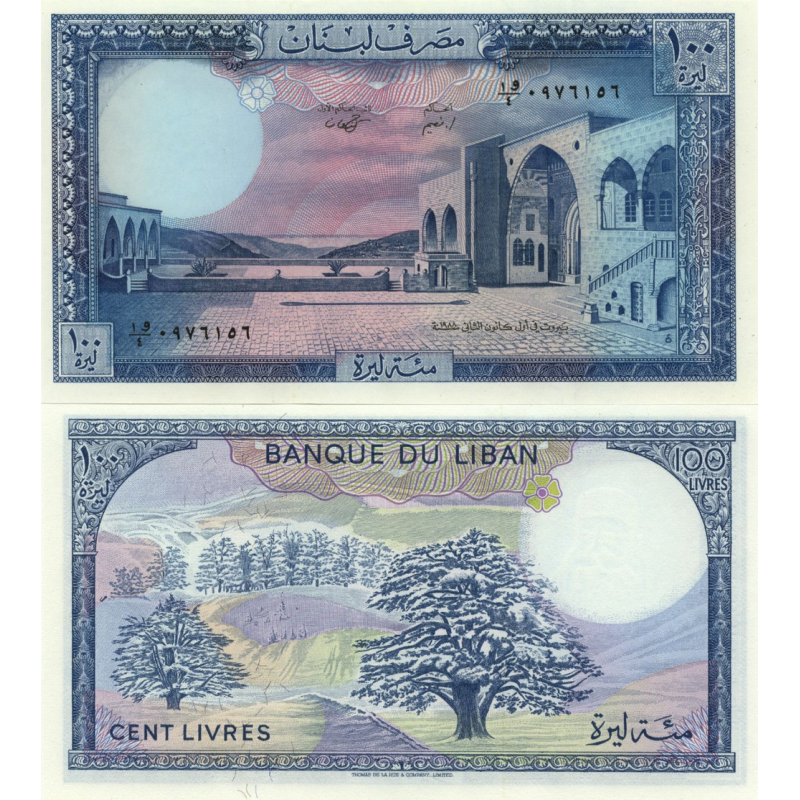 Ліван / Liban 100 livres 1988 Pick 66d UNC Ліван / Liban 100 livres 1988 Pick 66d UNC