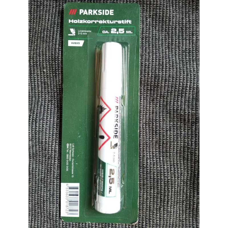 Маркер для реставрації меблів дуб PARKSIDE для ремонту меблів, ламінації Білий Маркер для реставрації меблів дуб PARKSIDE для ремонту меблів, ламінації Білий