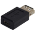 Перехідник , гніздо USB A - гніздо мікро-USB
