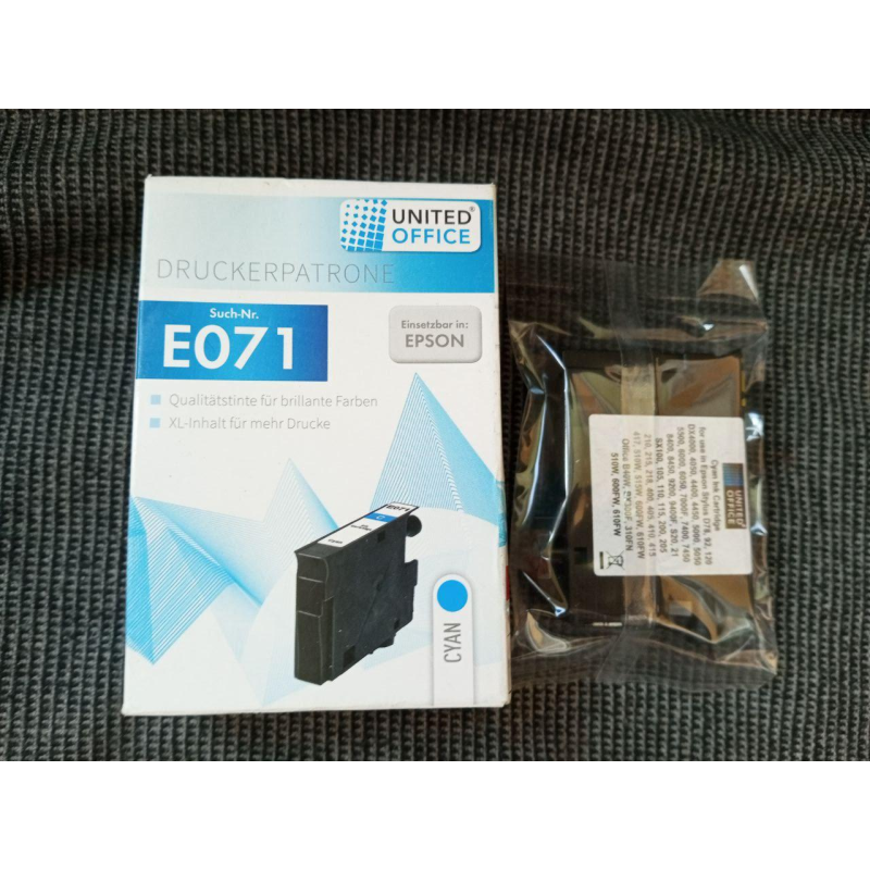 Картридж для принтера EPSON No E071 синій Картридж для принтера EPSON No E071 синій
