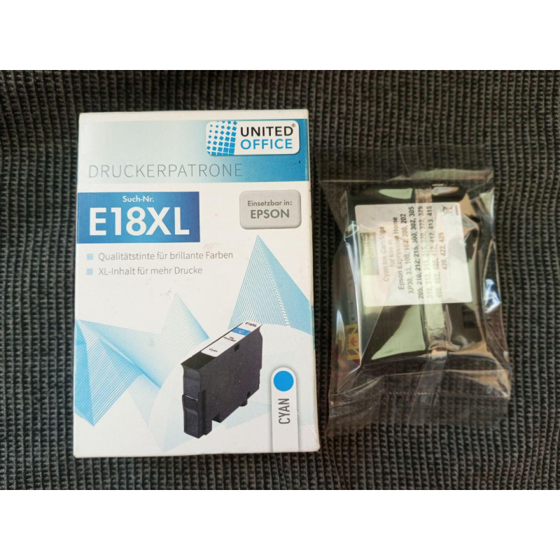 Картридж для принтера EPSON No E18XL синій Картридж для принтера EPSON No E18XL синій