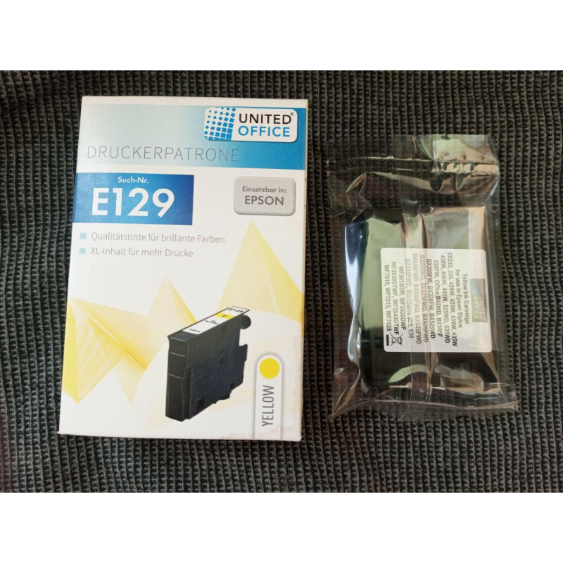 Картридж для принтера EPSON No E129 жовтий Картридж для принтера EPSON No E129 жовтий