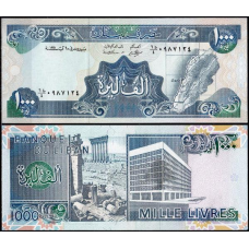 Ліван / Lebanon 1000 pounds 1991 Pick 69b UNC
