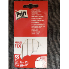 Фіксувальна паста (55 шт) Pritt 11х9мм Білий Неметчина