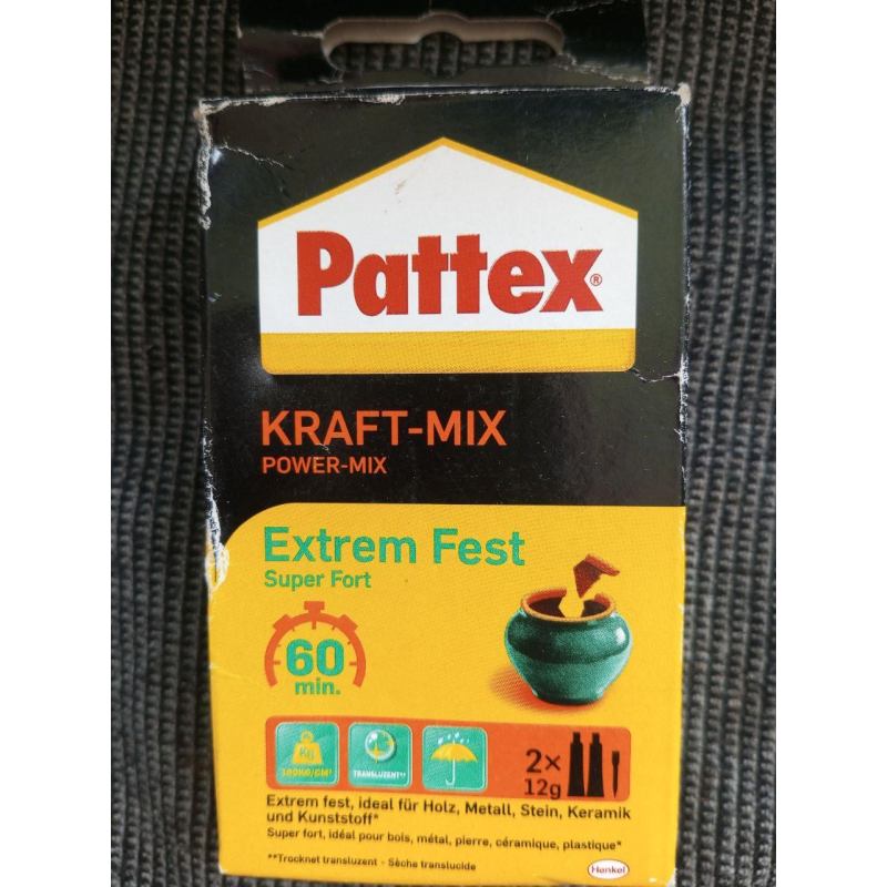 Універсальний клей Pattex Pattex Kraft-Mix Extrem (2 x 12 г)