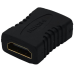 Переходник , гнездо HDMI - гнездо HDMI, gold, пластик Переходник , гнездо HDMI - гнездо HDMI, gold, пластик