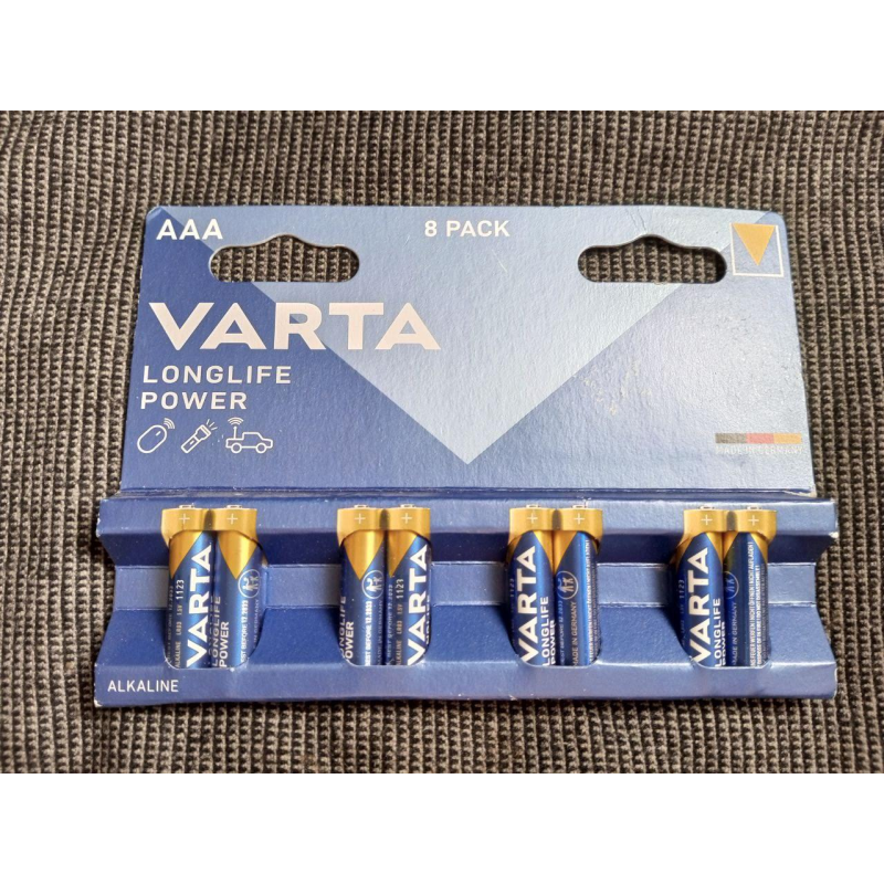 Батарейка LR03 Varta LongLife Power (блистер по 8шт) AAA. Германия Батарейка LR03 Varta LongLife Power (блистер по 8шт) AAA. Германия
