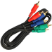 Шнур компонентний, 3 RCA х 3 RCA, gold, діам.-4+4+4 мм, 1,5 м