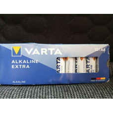 Батарейки алкалінові VARTA ALKALINE EXTRA АА R6 пальчик пак. 1/10 Німеччина