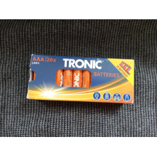Щелочные батарейки Tronic LR3 AAА 1.5V20 шт