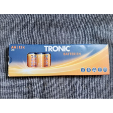 Щелочные батарейки Tronic LR6 AА 1.5V12 шт