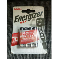 Батарейка Energizer MAX  AAА (LR03) Alkaline Power 4шт