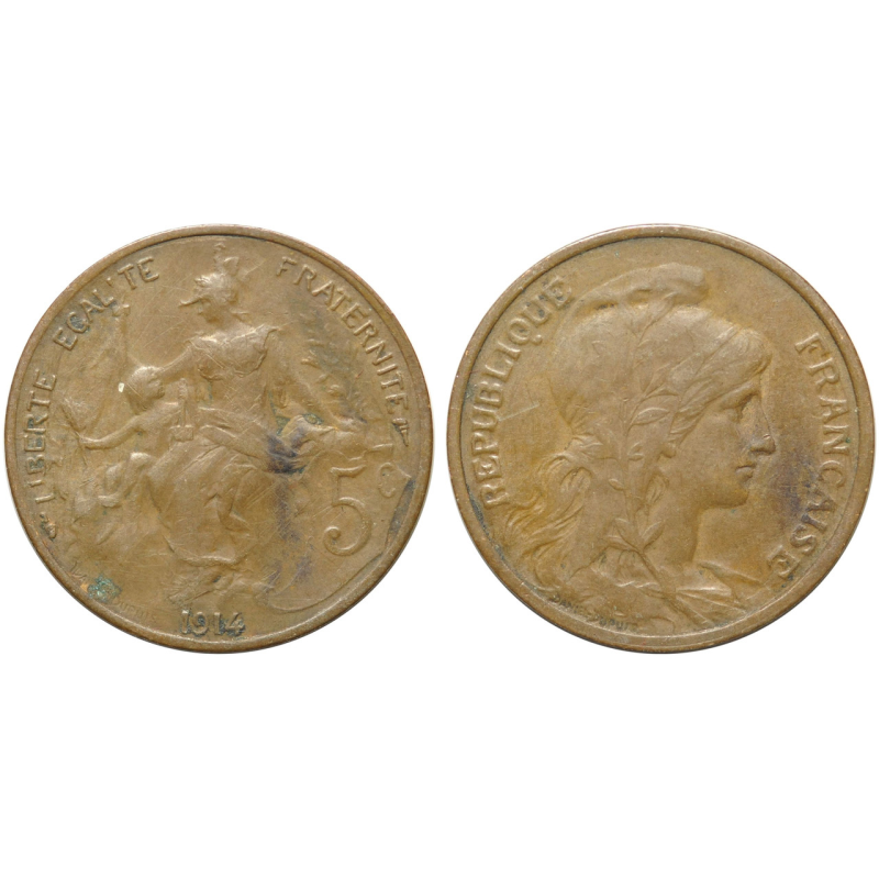 5 сантимів 1914 Франція