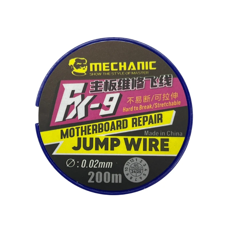 Дріт для відновлення доріжок Mechanic FX-9, діам.-0,02мм, 200м Дріт для відновлення доріжок Mechanic FX-9, діам.-0,02мм, 200м
