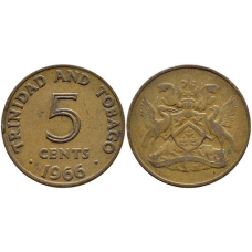 Трінідад і Тобаго 5 міліграм 1966 герб (ЕА)
