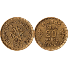 20зорів 1952 Марокко — 1371 (ЕА)