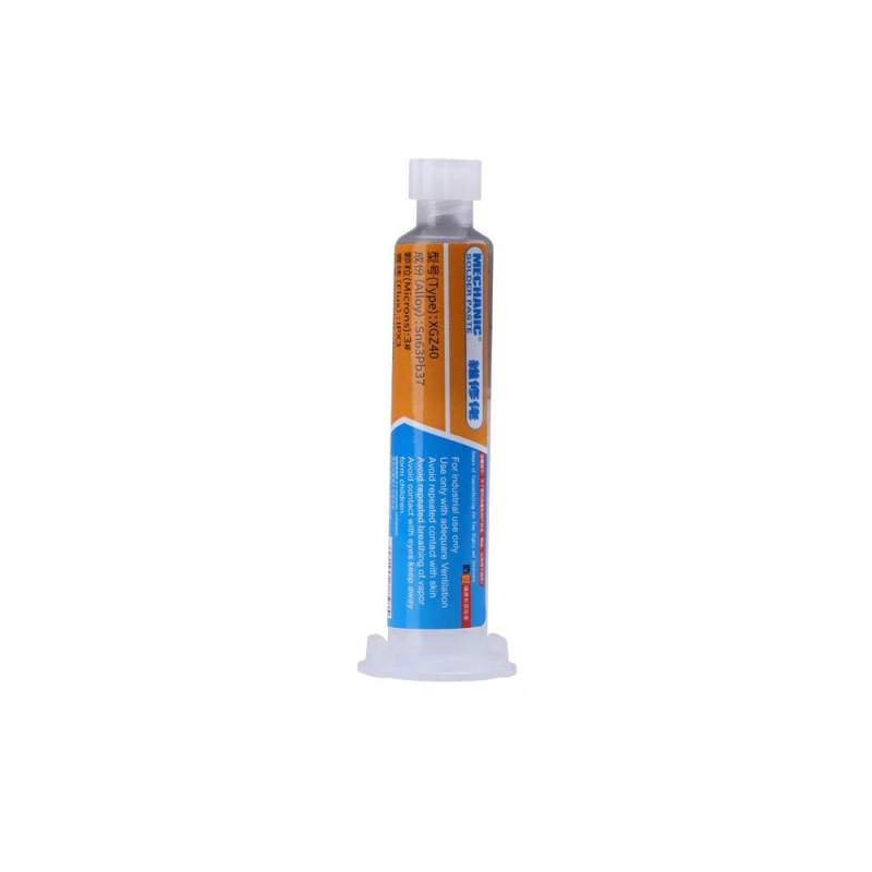Паяльна паста Mechanic XG Z40, 183°C, 35g. Паяльна паста Mechanic XG Z40, 183°C, 35g.