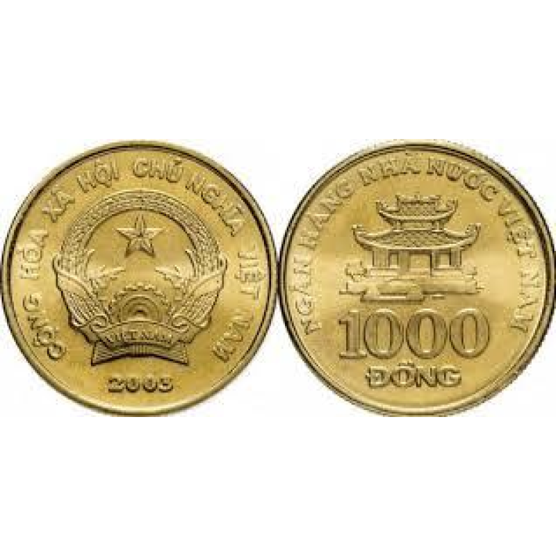В“єтнам 1000 донгів (dong) 2003 (ЕА) В“єтнам 1000 донгів (dong) 2003 (ЕА)