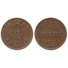 5 пінні 1873, Фінляндія