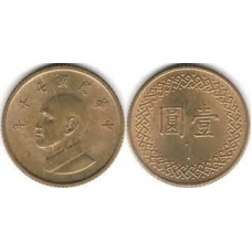 1 долар 1981-2022, Тайвань (БС)