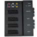 Перехідник “Tcom“, 4 гнізда Скарт (21pin) - 6 гнізд RCA + 6 перемикачів, корпус пластик
